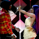 Cardi and Offset performing at KIIS FM’s Jingle Ball in Inglewood, California, on November 30